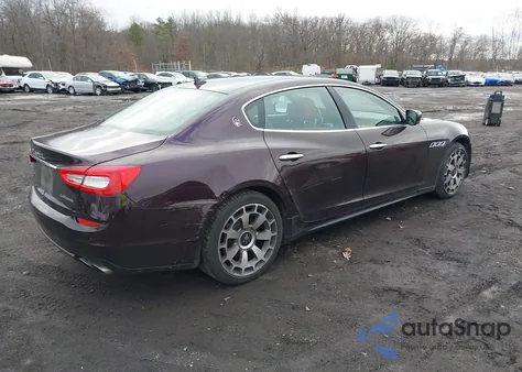 2016 Maserati Quattroporte S Q4 from USA, damaged, VIN ZAM56RRA9G1186061